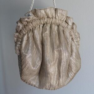 Gold/Silver vintage Grace Chuang metallic mini‎ bag Purse